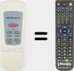 T&eacute;l&eacute;commande pour remplacer ORBEG001