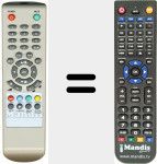 T&eacute;l&eacute;commande pour remplacer REMCON388