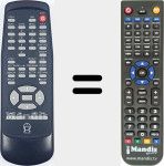 T&eacute;l&eacute;commande pour remplacer PRIMA001