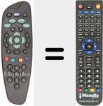 Télécommande pour remplacer RC1630 00