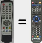 Télécommande pour remplacer REMCON1489