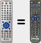 Télécommande pour remplacer REMCON1539