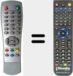 T&eacute;l&eacute;commande pour remplacer REMCON1019