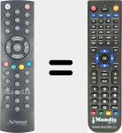 T&eacute;l&eacute;commande pour remplacer REMCON1412