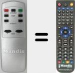 T&eacute;l&eacute;commande pour remplacer REMCON9555