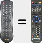 Télécommande pour remplacer REMCON1722