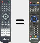 T&eacute;l&eacute;commande pour remplacer REMCON386