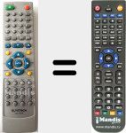 T&eacute;l&eacute;commande pour remplacer REMCON634