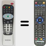 T&eacute;l&eacute;commande pour remplacer RG405 DT5