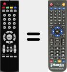 T&eacute;l&eacute;commande pour remplacer RG417DS1