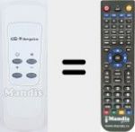 Télécommande pour remplacer RRE1500