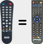 Télécommande pour remplacer RT0175 (RT0175M)