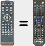 T&eacute;l&eacute;commande pour remplacer REMCON1131