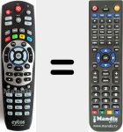 T&eacute;l&eacute;commande pour remplacer S4515HDIPlus