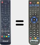 Télécommande pour remplacer 8320