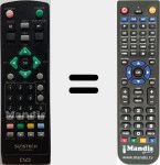 Télécommande pour remplacer DTB-H3600