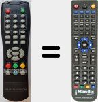 T&eacute;l&eacute;commande pour remplacer REMCON1419