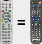 Télécommande pour remplacer DTT7000 (TDT7000)