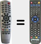 T&eacute;l&eacute;commande pour remplacer Titan003