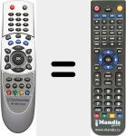 Télécommande pour remplacer REMCON111