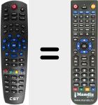 T&eacute;l&eacute;commande pour remplacer TRINITY