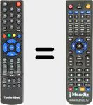 T&eacute;l&eacute;commande pour remplacer TTS 35 AI