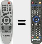 T&eacute;l&eacute;commande pour remplacer Vision Icaro 1