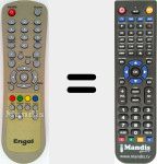 Télécommande pour remplacer TDT5000