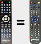 Télécommande pour remplacer NDVX280