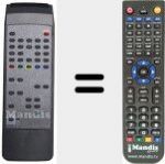 Télécommande pour remplacer 7MZ187F