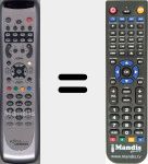 Télécommande pour remplacer RC145530200