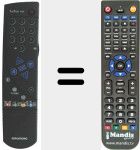 Télécommande pour remplacer TP910C (296420611201)