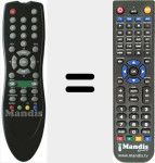 Télécommande pour remplacer TR3001
