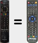 Télécommande pour remplacer N2QAYB000114