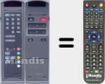 Télécommande pour remplacer Phonola002