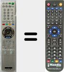 Télécommande pour remplacer RM-GA 004 (147945111)
