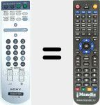 Télécommande pour remplacer RM980C (147891711)