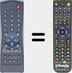 Télécommande pour remplacer Radiola004