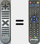 Télécommande pour remplacer LCDTV2239 (20457814)