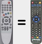 Télécommande pour remplacer 5000