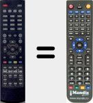 Télécommande pour remplacer Pace010