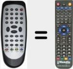 Télécommande pour remplacer NP51