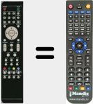 Télécommande pour remplacer 504C1905102