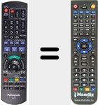Télécommande pour remplacer N2QAYB000234
