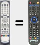 Télécommande pour remplacer PRC30VERS1