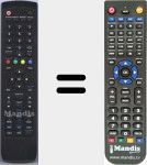 Télécommande pour remplacer D80002407