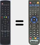 Télécommande pour remplacer D80002607