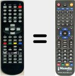 Télécommande pour remplacer LDVD1535