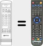 Télécommande pour remplacer 01070701