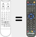 Télécommande pour remplacer FB 6